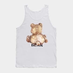 Watercolor teddy bear 27 Tank Top